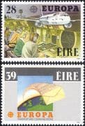 Ireland 1988 Europa/ Transport/ Communications/ Plane/ Transport/ Letters/ Mail 2v set (n14607g)