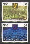 Ireland 1994 Parliament / Anniversary 2v set (n21580)