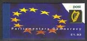 Ireland 1994 Parliament / Europe 6v bklt (n22346)