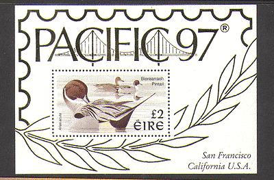 Ireland 1997 Pacific'97 DUCK / Birds / Nature m / s ref:n14241