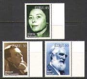 Ireland 1999 Actors / Actresses / People 3v set (n21555)
