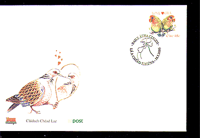 Ireland YO Rooster / Parrots 1v FDC ref:n13646