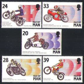 Isle of Man 1993  Motorcycles/ Motor Bikes/ Racing/ Sports/ Transport  5v set  (s4644)