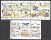 Isle of Man 1994 Tourism / Train / Car / Cat / Sport 10v b5420