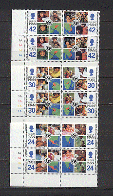 Isle of Man 1996 UNICEF / Medical / Health set c / b (n18509)