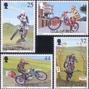 Isle of Man 1997 FIM Team Trials/ Motorcycles/ Motor Bikes/ Sports 4v set (b5420b)