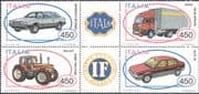 Italy 1984 Alfa Romeo/ Maserati/ Cars/ Tractor/ Truck/ Lorry/ Transport 4v set blk (b8319a)