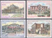 Italy 1984 Italian Villas/ Villa/ Buildings/ Architecture/ History 4v set (n31007p)