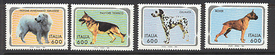 Italy 1994 Dogs / Breeds / Pets 4v set ref:s981