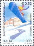 Italy 2001 Snowboarding Championships/ Sports/ Winter Games/ Snowboarder 1v (n31007f)
