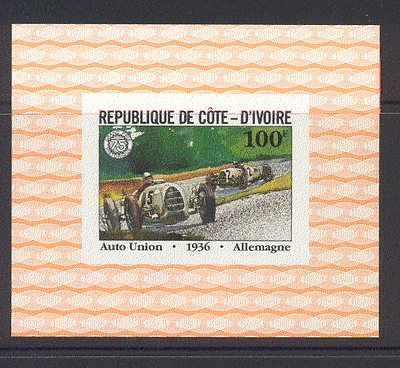 Ivory Coast 1983 Grand Prix / Race / Car deluxe m / s n11109