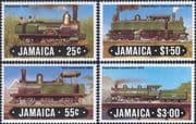 Jamaica 1984  Steam Engines/ Locomotives/ Trains/ Railways/ Transport  4v set  (s703s)