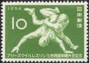 Japan 1954 International Wrestling Championships/ Sports/ Wrestlers 1v (s779h)