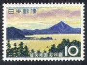 Japan 1964 National Park / Mountain / Sea / Trees 1v (n26677)