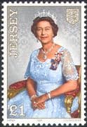 Jersey 1986 Queen Elizabeth II /QEII/ 60th Birthday/ Royalty/ People 1v (n22447a)