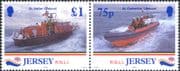 Jersey 1999 Lifeboats/ RNLI/ Rescue/ Emergency/ Boats/ Transport 2v set pair (n25978)