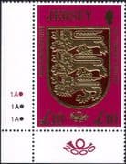 Jersey 2000 Millennium/ Lions/ Crest/ Gold Leaf/ Embossed 1v (n27076)