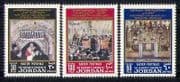 Jordan 1972 Easter / Pope Paul VI / Church 3v set (n28509)