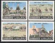 Jordan 1973 Camel Racing / Sports / Animals 4v set (n28455)
