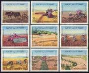 Jordan 1973 Farming / Tractors / Cattle / Ploughing 9v n28417