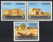 Jordan 1974 Desert Castles/ Buildings/ Palaces/ Architecture 3v set (n31990)