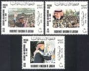 Jordan 1993 King Hussein / Royalty / Royal / Medical / PeopleHealth 3v set (n40877)