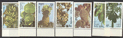 Kampuchea 1986 Fruit / Trees / Plants / Nature 7v set (b8141)