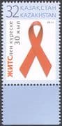 Kazakhstan 2011 AIDS Awareness Campaign/ Medical/ Health/ Welfare/ Ribbon 1v (n41838)