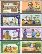 Kenya 1982 Baden Powell/ Scouts/ Scouting/ Tree Planting/ Girl Guides 8v set (n40086)