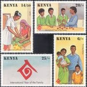 Kenya 1994 IYF/ International Year of Family/ Health/ Medical/ Welfare/ Nurse/ Nursing/ Education 4v set (n25756)