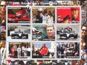 Kyrgyzstan 2002 Grand Prix/ Formula 1/ Schumacher/ Motor Racing/ Racing Cars (cs) 9v sht (s1117)