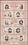 Kyrgyzstan 2003 History/ Heritage/ Rulers/ Leaders/ Military /People 10v sht (s2216w)