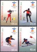 Kyrgyzstan 2010 Olympic Games/ Olympics/ Sports/ Shooting/ Biathlon/ Skiing 4v set (n44586)