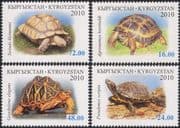 Kyrgyzstan 2010 Tortoises/ Turtles/ Animals/ Nature/ Conservation/ Wildlife/ Endangered Species 4v set (b5886b)