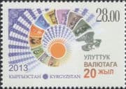 Kyrgyzstan 2013 Kysgyzstan Currency 20th Anniversary/ Money/ Commerce/ Business 1v (s2217c)