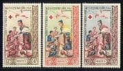 Laos 1963 Red Cross / Medical / Health / Royalty 3v (n27722)