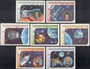 Laos 1984 Space/ Luna 2/ Kepler/ Copernicus/ Newton/ Verne/ Sputnik/ Astronomy/ Astronomers/ Science/ People 7v set (b7996)