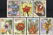 Laos 1984 Woodland Flowers/ Plants/ Nature/ Vines/ Ginger 7v set (b8146)