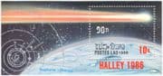 Laos 1986 Space/ Halley's Comet/ Astronomy/ Astronomer 1v m/s (b8008)