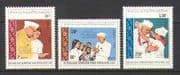 Laos 1989 Nehru 100th Anniversary Birth 3v set (n21166)