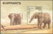 Laos 1997 African Elephants/ Wildlife/ Animals/ Nature/ Conservation 1v m/s (b5191)