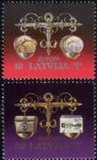 Latvia 1994 Europa/ Inventions/ Money/ Coins/ Currency/ Scales/ Business 2v set (n30902b)
