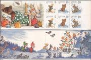 Latvia 1994 Matgarita Staraste/ Children's Books/ Writers/ Authors/ Bear/ Elf 6v bklt (lv1024)