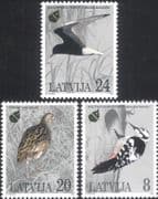 Latvia 1995 Woodpecker/ Tern/ Corncrake/ Birds/ Nature/ Wildlife 3v set (lv1034)