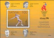 Latvia 1996 Olympic Games/ Sports/ Javelin/ Athletes 1v m/s (lv1038)