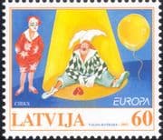 Latvia 2002 Europa/ Circus/ Clown/ Clowns/ Animation 1v (s14)