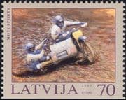 Latvia 2003 Motorsports/ Motorcycle/ Motor Bike/ Sidecar/ Sports/ Racing/ Transport 1v (s6237)
