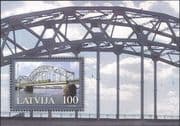 Latvia 2004 Bridges/ Transport/ Rail/ Trains/ Railways 1v m/s (n29969b)