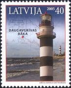 Latvia 2005 Lighthouses/ Maritime Safety/ Buildings/ Architecture/ Map 1v (n15226)