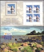 Latvia 2006 LIGHTHOUSES/ Maritime Safety /Buildings/ Architecture 4v bklt (n16911)